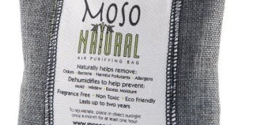 Moso Natural Air Purifying Bag 200g. Naturally Removes Odors, Allergens and Harmful Pollutants. Prevents Mold, Mildew and Bacteria From Forming By Absorbing Excess Moisture. Fragrance Free, Chemical Free and Non Toxic. Reuse For Up To Two Years